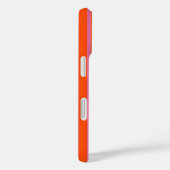 Coques Case-Mate iPhone Design Motif Orange Rose (Verso / Droite)