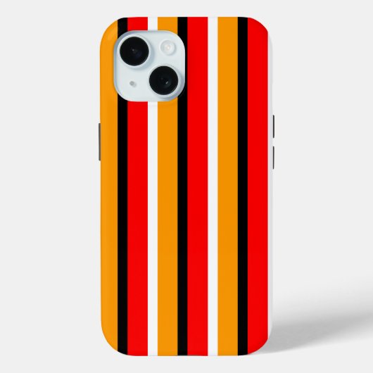 Coques Case-Mate iPhone Design Motif Red Orange (Verso)