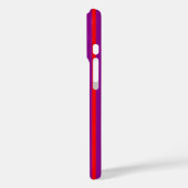 Coques Case-Mate iPhone Design Motif rouge violet élégant rayures (Verso / Gauche)