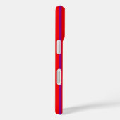 Coques Case-Mate iPhone Design Motif rouge violet élégant rayures (Verso / Droite)