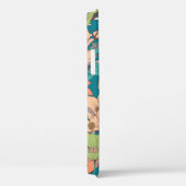 Coques Case-Mate iPhone Design motif sans couture avec fleurs dessinées à  (Verso / Droite)