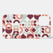 Coques Case-Mate iPhone Design motif scandinave. Retro moderne simple b (Verso (horizontal))