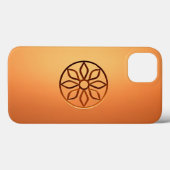 Coques Case-Mate iPhone Design Motif sculpté sur Brown (Verso (horizontal))