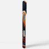Coques Case-Mate iPhone Design naturel de l'aigle en cuir (Verso / Droite)
