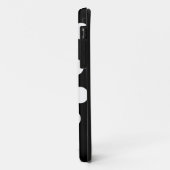 Coques Case-Mate iPhone Design noir et blanc. (Dos/Gauche)