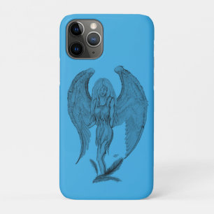 Etui iPhone Case-Mate Design noir et bleu Angel