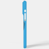 Coques Case-Mate iPhone Design noir et bleu Angel (Verso / Gauche)