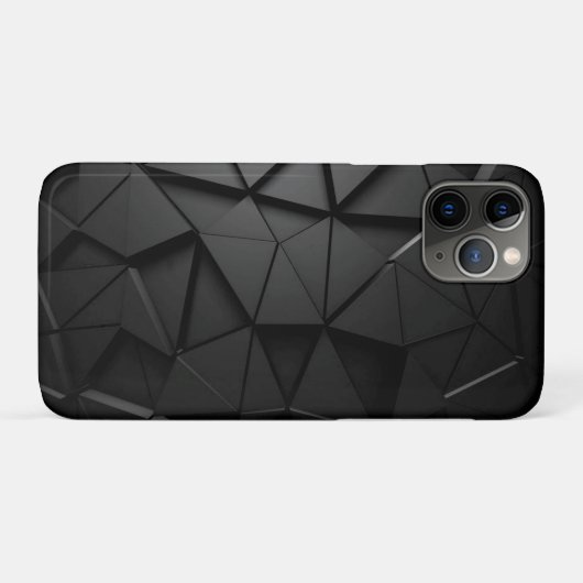 Coques Case-Mate iPhone Design noir gris   (Dos (Horizontal))