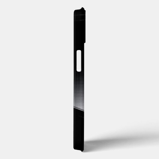 Coques Case-Mate iPhone Design noir métallique Refroidi en aluminium (Verso / Droite)