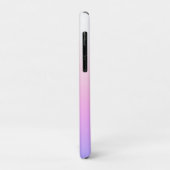 Coques Case-Mate iPhone Design ombré violet et rose (Dos/Gauche)