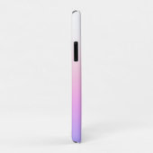 Coques Case-Mate iPhone Design ombré violet et rose (Dos/Droite)
