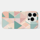 Coques Case-Mate iPhone 📱 "Design Pastel Géométrique" 🎨 🔷 (Verso (horizontal))