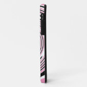 Coques Case-Mate iPhone Design pivotant rose et noir (Dos/Gauche)