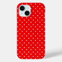 Design Pois Rouge Et Blanc Classique