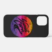 Coques Case-Mate iPhone Design rétro Sunset Curve (Verso (horizontal))