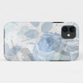 Coques Case-Mate iPhone Design Rose bleu (Dos (Horizontal))