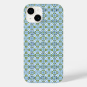 Coques Case-Mate iPhone Design scandinave moderne Bleu Vert olive (Verso)