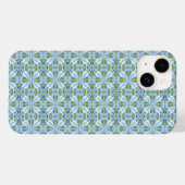 Coques Case-Mate iPhone Design scandinave moderne Bleu Vert olive (Verso (horizontal))