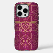 Design symétrique luxueux avec motifs floraux.