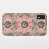 Coques Case-Mate iPhone Design tendance métal or et rose Mandala (Dos (Horizontal))