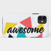 Coques Case-Mate iPhone Design urbain moderne, gai et tendance de "Awesome (Dos (Horizontal))