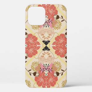 Case-Mate iPhone Case Design vintage fleuri et transparent pour motif.