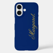 Coques Case-Mate iPhone Design Your Own Name on This Navy (Verso)