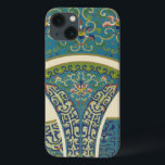 Etui iPhone Case-Mate Designs orientaux bleus avec facettes souriantes<br><div class="desc">De magnifiques motifs bleus orientaux et imprimés floraux composent cette pièce extraordinaire. Des visages souriants vous regardent depuis les dessins. Achetez une copie aujourd'hui !</div>