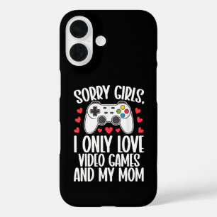 Coques iPhone 16 Désolé Filles I Only Love Jeux Vidéo et ma maman