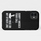 Coques Case-Mate iPhone Désolé. J'ai perdu mon appel (Dos (Horizontal))