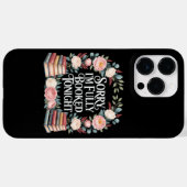 Coques Case-Mate iPhone Désolé, je suis complet ce soir  (Verso (horizontal))