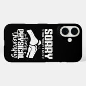 Coques Case-Mate iPhone Désolé pour ce que j'ai dit Récupération de kinési (Verso (horizontal))