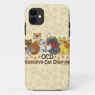 Coque iPhone 11 Désordre obsédant de chat d'OCD