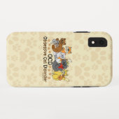 Coques Case-Mate iPhone Désordre obsédant de chat d'OCD (Dos (Horizontal))