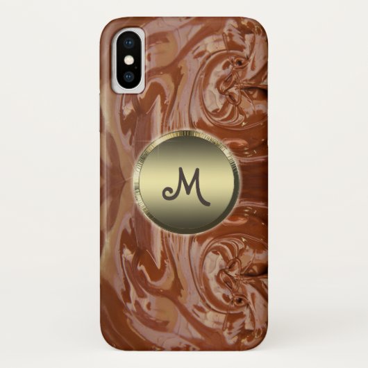 Coques Case-Mate iPhone Dessert tourbillon de cacao au chocolat au lait fo (Dos)