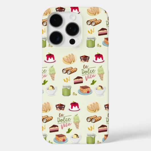 Coques Case-Mate iPhone Desserts Italiens Sucreries (Verso)