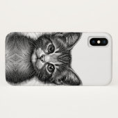 Coques Case-Mate iPhone Dessin adorable de Young Cat (Dos (Horizontal))