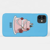 Coques Case-Mate iPhone dessin animé de gâteau mariage (Dos (Horizontal))