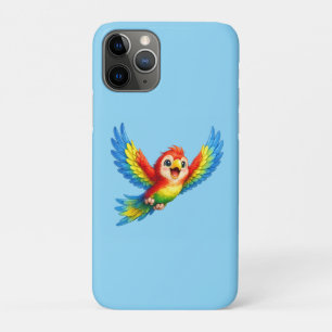 Case-Mate iPhone Case Dessin animé de perroquet joyeux pour enfants et o