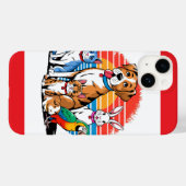 Coques Case-Mate iPhone Dessin Animé de Rassemblement d'Animaux de Compagn (Verso (horizontal))