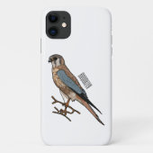 Coques Case-Mate iPhone dessin animé d'oiseau-kestrel américain (Dos)