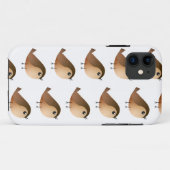 Coques Case-Mate iPhone Dessin animé d'oiseau moineau (Dos (Horizontal))