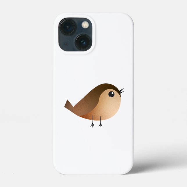 Coques Case-Mate iPhone Dessin animé d'oiseau moineau (Verso)