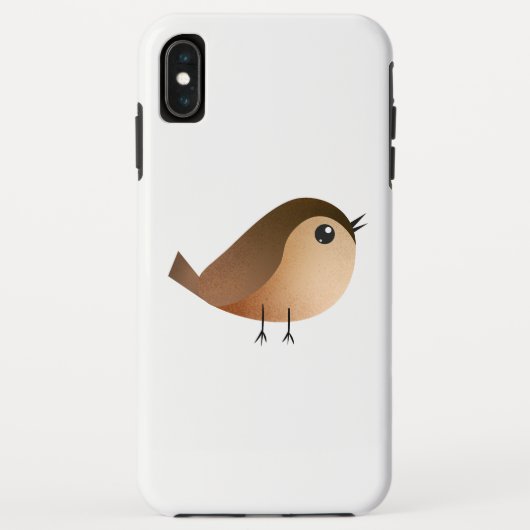 Coques Case-Mate iPhone Dessin animé d'oiseau moineau (Dos)