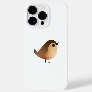 Coque Pour Pour iPhone 14 Pro Max Dessin animé d'oiseau moineau mignon