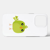 Coques Case-Mate iPhone Dessin animé d'oiseau vert (Verso (horizontal))