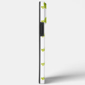 Coques Case-Mate iPhone Dessin animé d'oiseau vert (Verso / Droite)