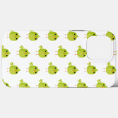 Coques Case-Mate iPhone Dessin animé d'oiseau vert (Verso (horizontal))