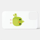Coques Case-Mate iPhone Dessin animé d'oiseau vert (Verso (horizontal))