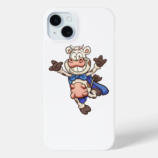 Coques Case-Mate iPhone dessin animé super vache sauter (Verso)